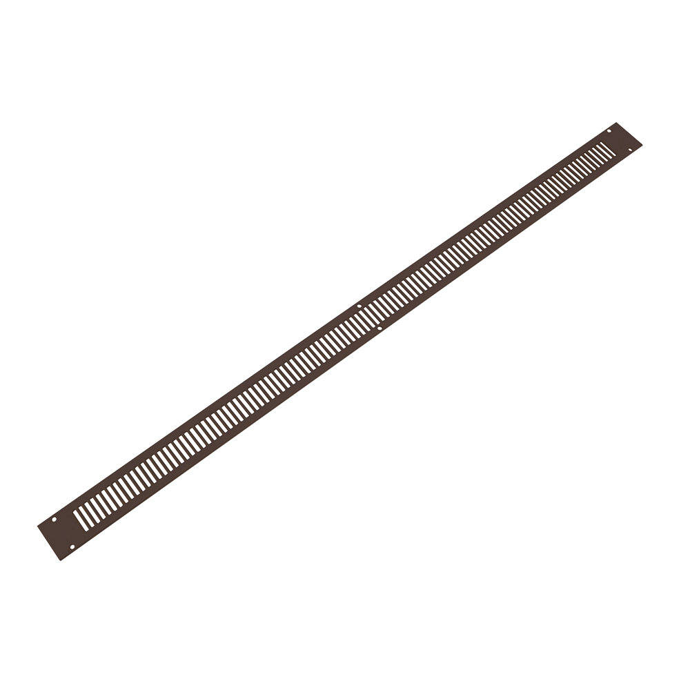 Titon Trickle Vent Flat Aluminium Grille (380 x 22mm) - Brown